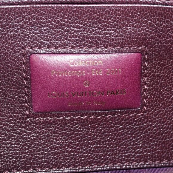 LOUIS VUITTON Pochette Avant Garde Bag Leather Brunne M97092 LV Auth BA4534V - Picture 10 of 16